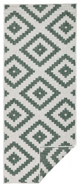 Kusový koberec Twin-Wendeteppiche 103131 grün creme – na ven i na doma č.5
