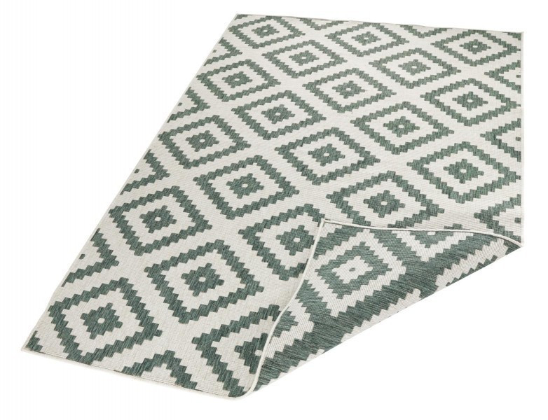 Kusový koberec Twin-Wendeteppiche 103131 grün creme – na ven i na doma č.6
