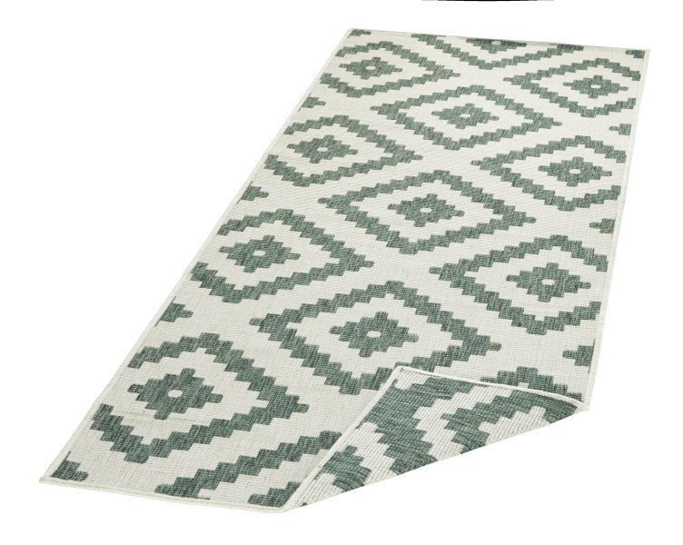 Kusový koberec Twin-Wendeteppiche 103131 grün creme – na ven i na doma č.7