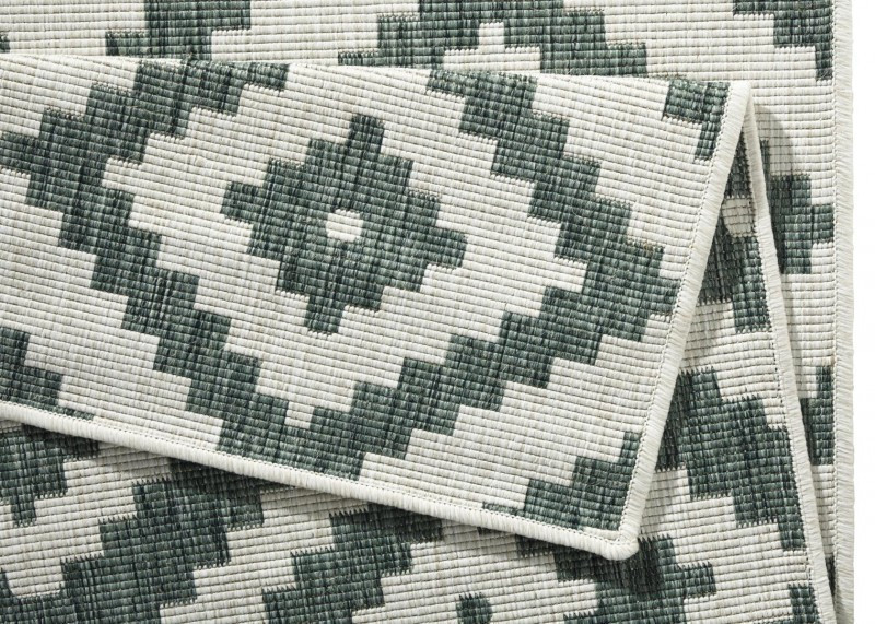 Kusový koberec Twin-Wendeteppiche 103131 grün creme – na ven i na doma č.8