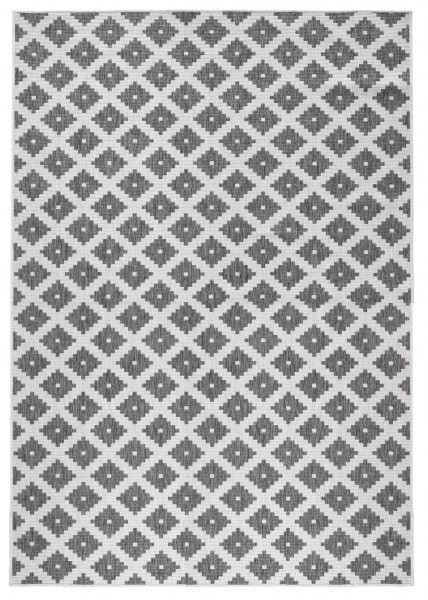 Kusový koberec Twin-Wendeteppiche 103126 grau creme – na ven i na doma č.1
