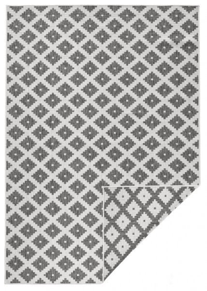 Kusový koberec Twin-Wendeteppiche 103126 grau creme – na ven i na doma č.4