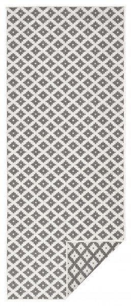 Kusový koberec Twin-Wendeteppiche 103126 grau creme – na ven i na doma č.5