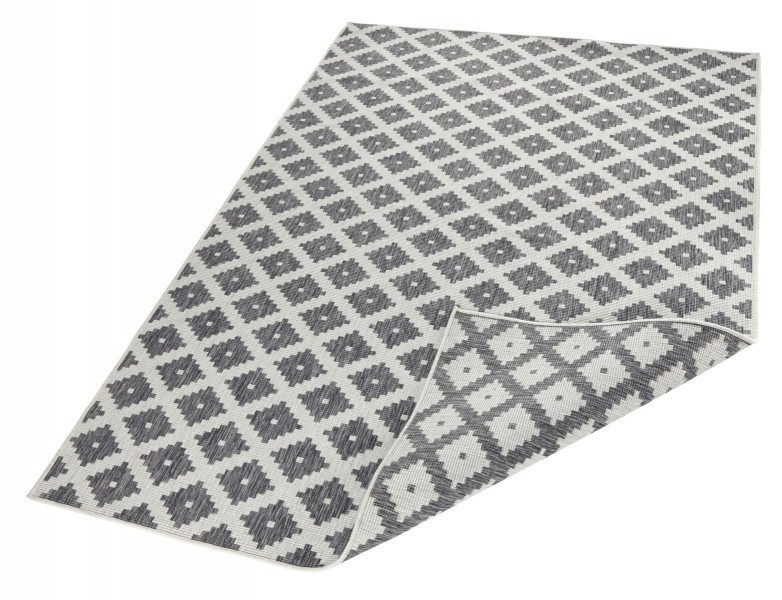 Kusový koberec Twin-Wendeteppiche 103126 grau creme – na ven i na doma č.6