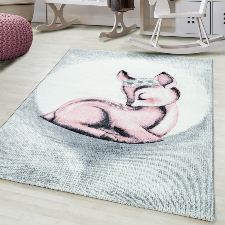 Dětský kusový koberec Bambi 850 pink č.2