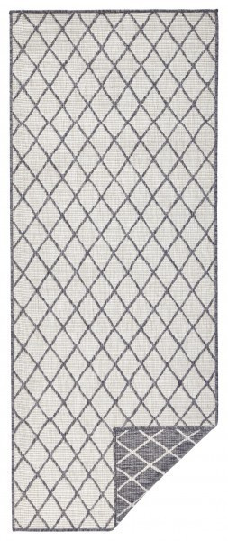 Kusový koberec Twin-Wendeteppiche 103118 grau creme – na ven i na doma č.5