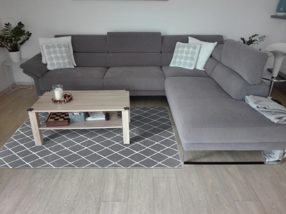 Kusový koberec Twin-Wendeteppiche 103118 grau creme – na ven i na doma č.10
