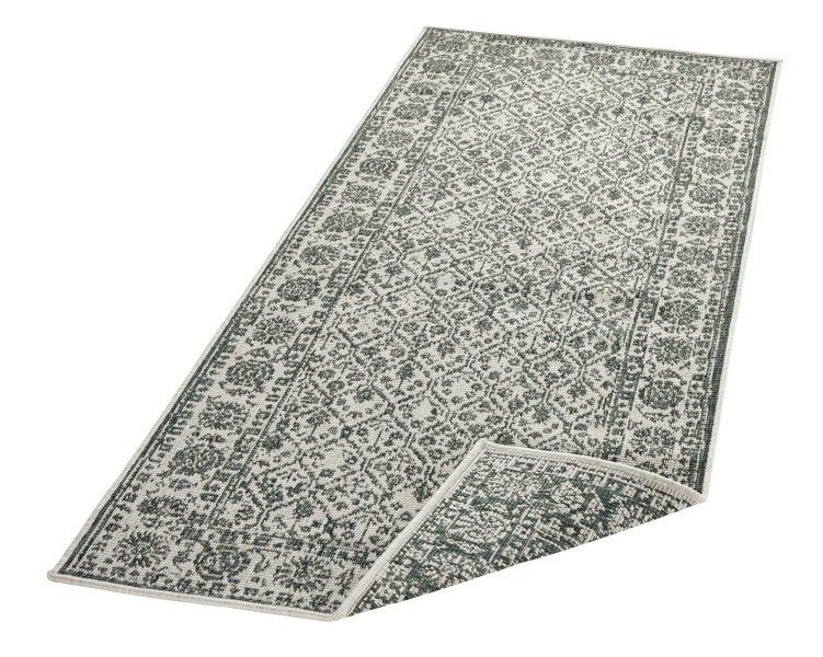 Kusový koberec Twin-Wendeteppiche 103115 grün creme – na ven i na doma č.6