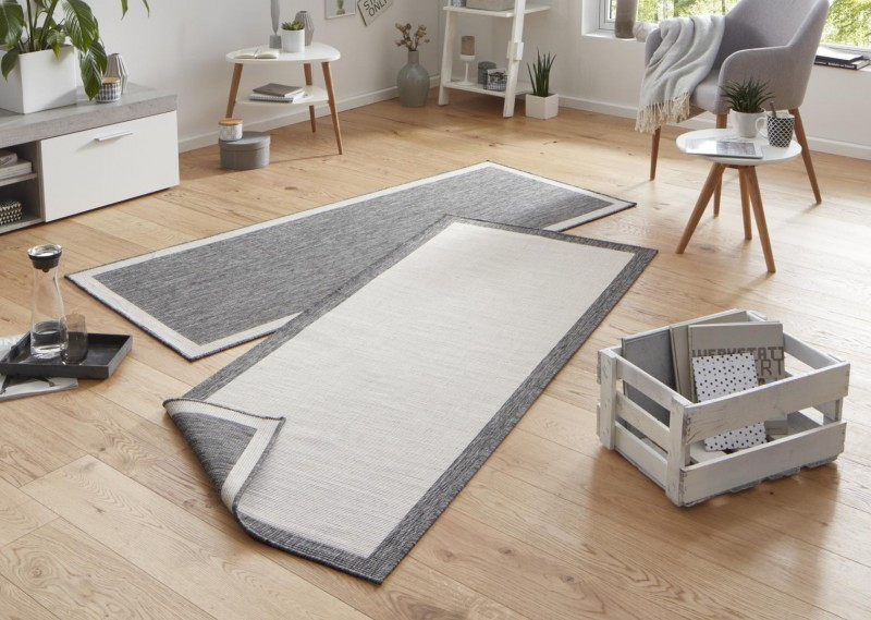 Kusový koberec Twin-Wendeteppiche 103108 creme grau – na ven i na doma č.3