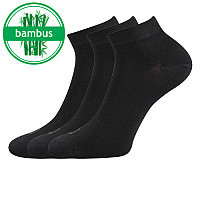 Unisex bambusové ponožky Desi VOXX nízké černé č.1