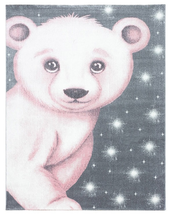 Dětský kusový koberec Bambi 810 pink č.1