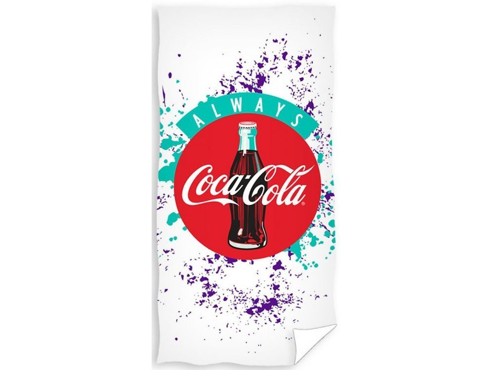 Plážová osuška Coca Cola Always 70x140 cm č.1