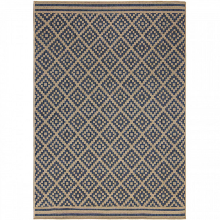 Kusový koberec Florence Alfresco Moretti Blue/Beige č.1