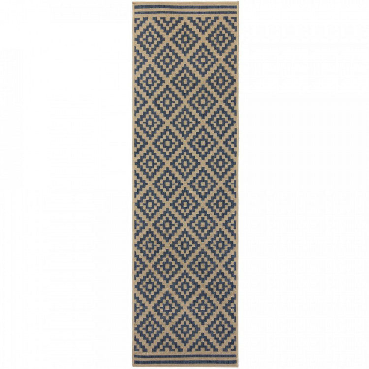 Kusový koberec Florence Alfresco Moretti Blue/Beige č.5