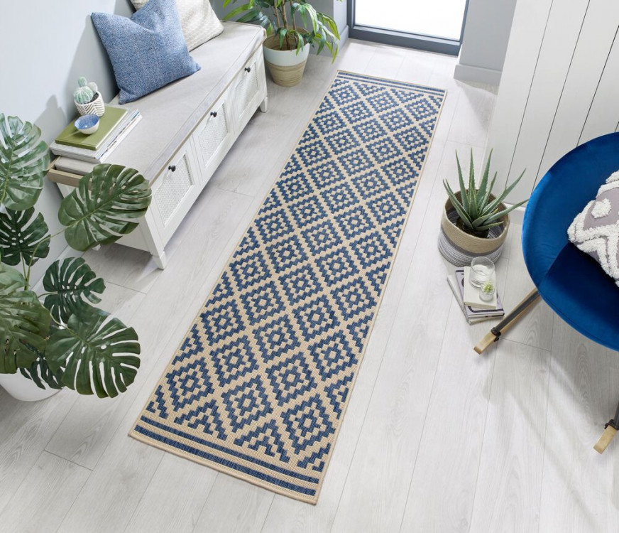 Kusový koberec Florence Alfresco Moretti Blue/Beige č.6