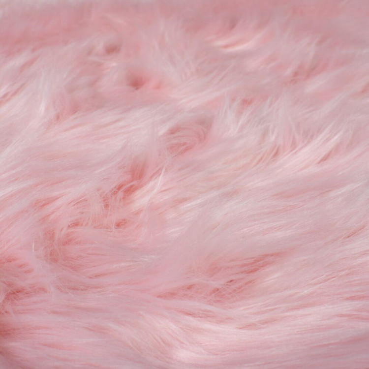 Kusový koberec Faux Fur Sheepskin Pink č.5