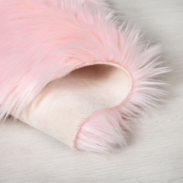 Kusový koberec Faux Fur Sheepskin Pink č.6