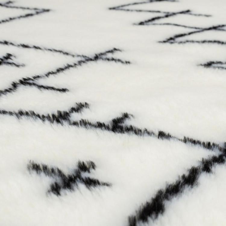 Kusový koberec Furber Adil Fur Berber Ivory/Black č.2