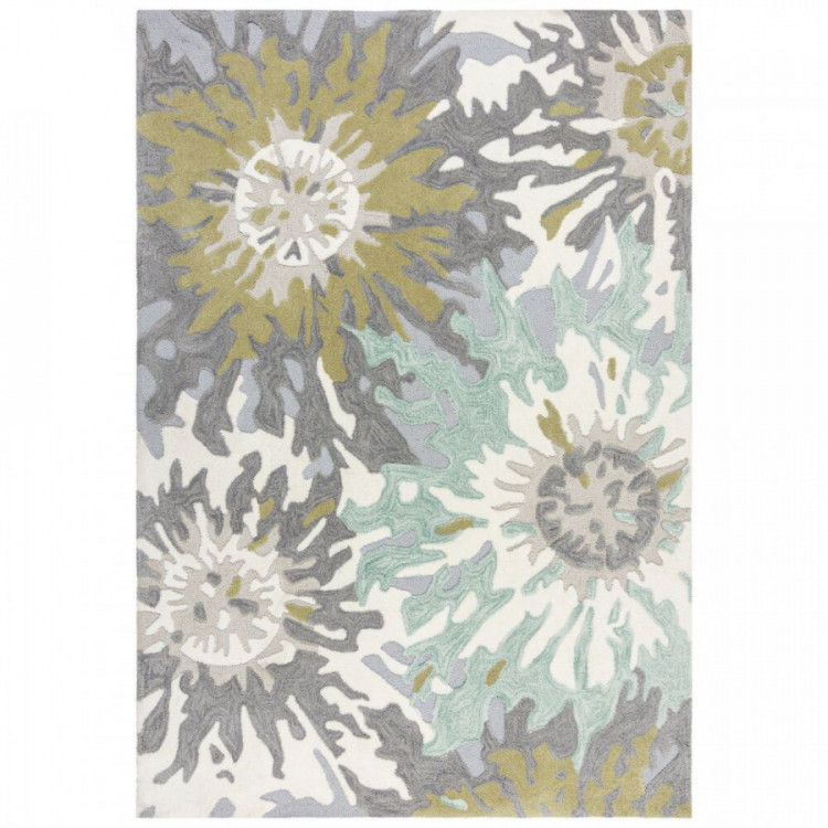 Kusový koberec Zest Soft Floral Green č.1