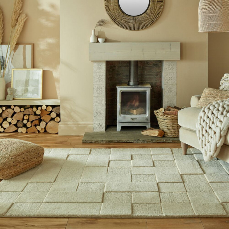 Kusový koberec Moderno Checkerboard Natural č.5