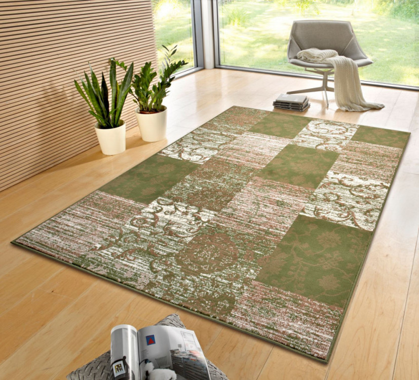 Kusový koberec Gloria 105521 Green Creme č.6