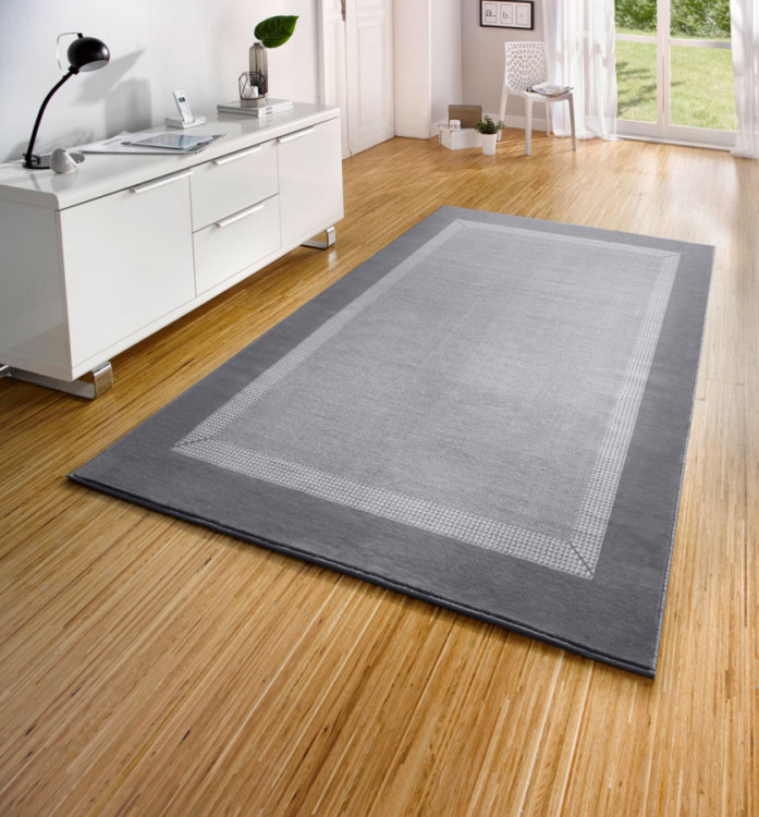 Kusový koberec Basic 105488 Light Grey č.6