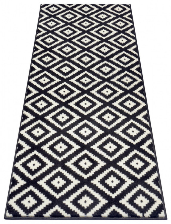 Kusový koberec Hamla 105477 Black Cream č.5