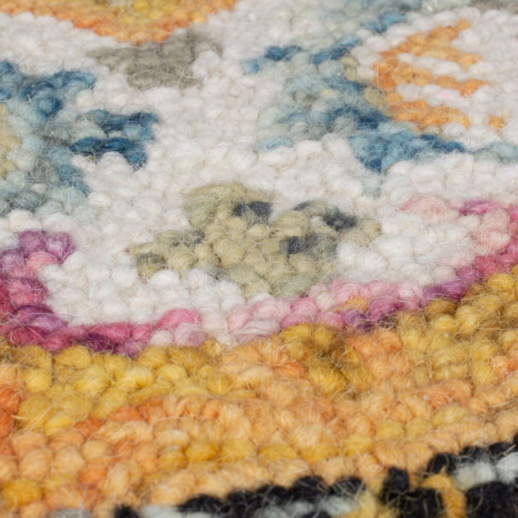 Kusový koberec Wool Loop Dahlia Yellow/Multi č.3