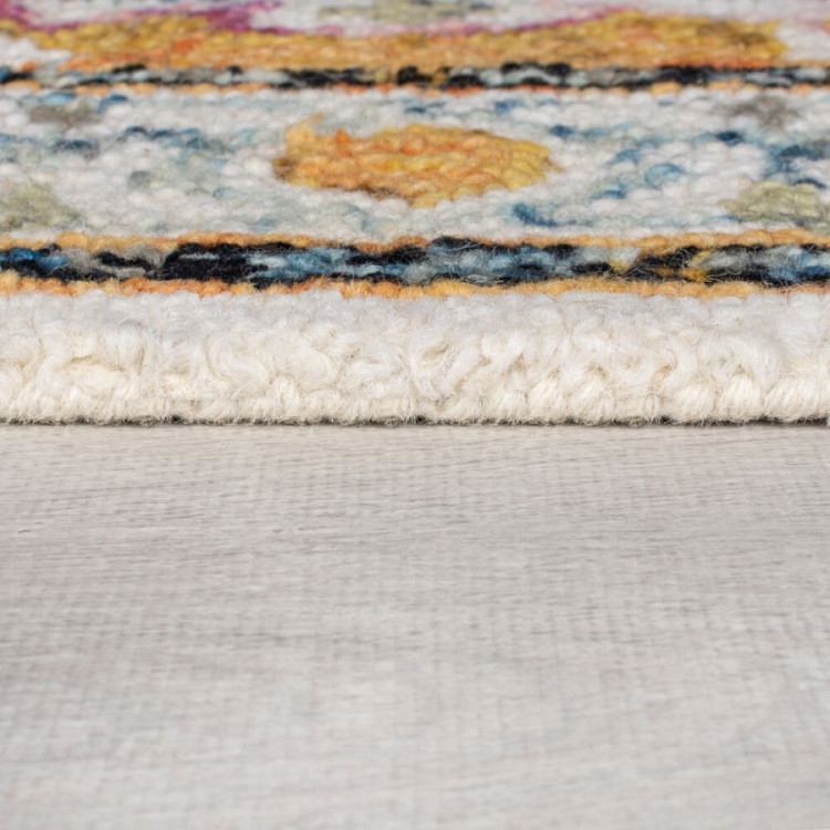 Kusový koberec Wool Loop Dahlia Yellow/Multi č.4