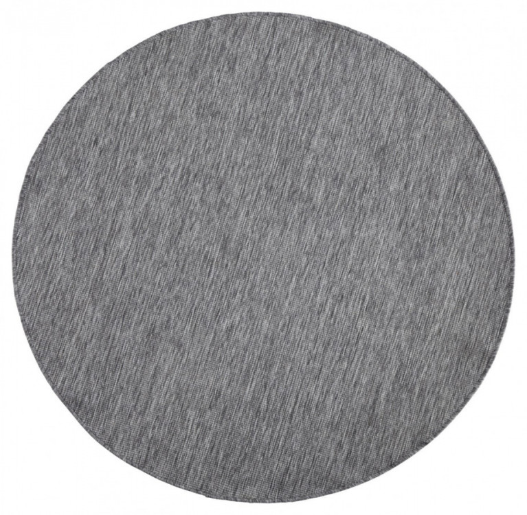 Kusový koberec Twin-Wendeteppiche 103097 grau creme kruh – na ven i na doma č.1