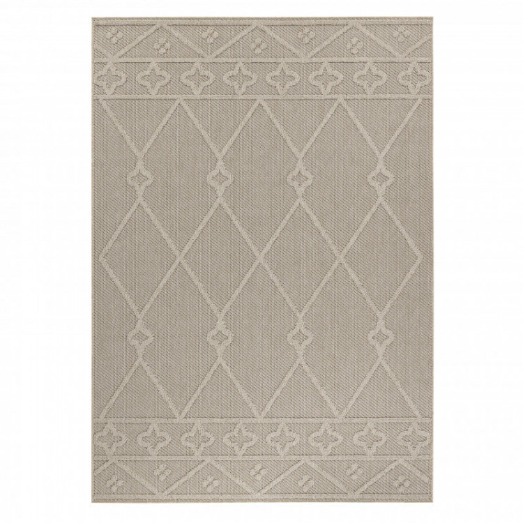 Kusový koberec Patara 4955 Beige – na ven i na doma č.1